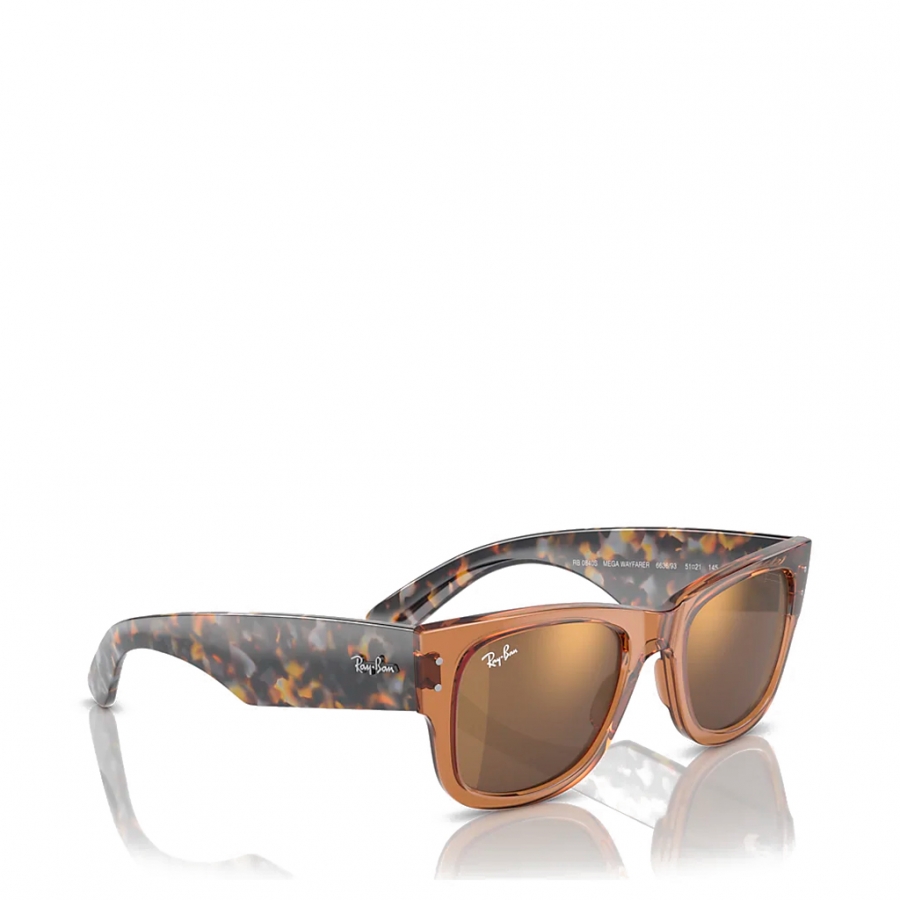 occhiali-da-sole-mega-wayfarer-0rb0840s-trans-marrone-marrone-specchiato-oro