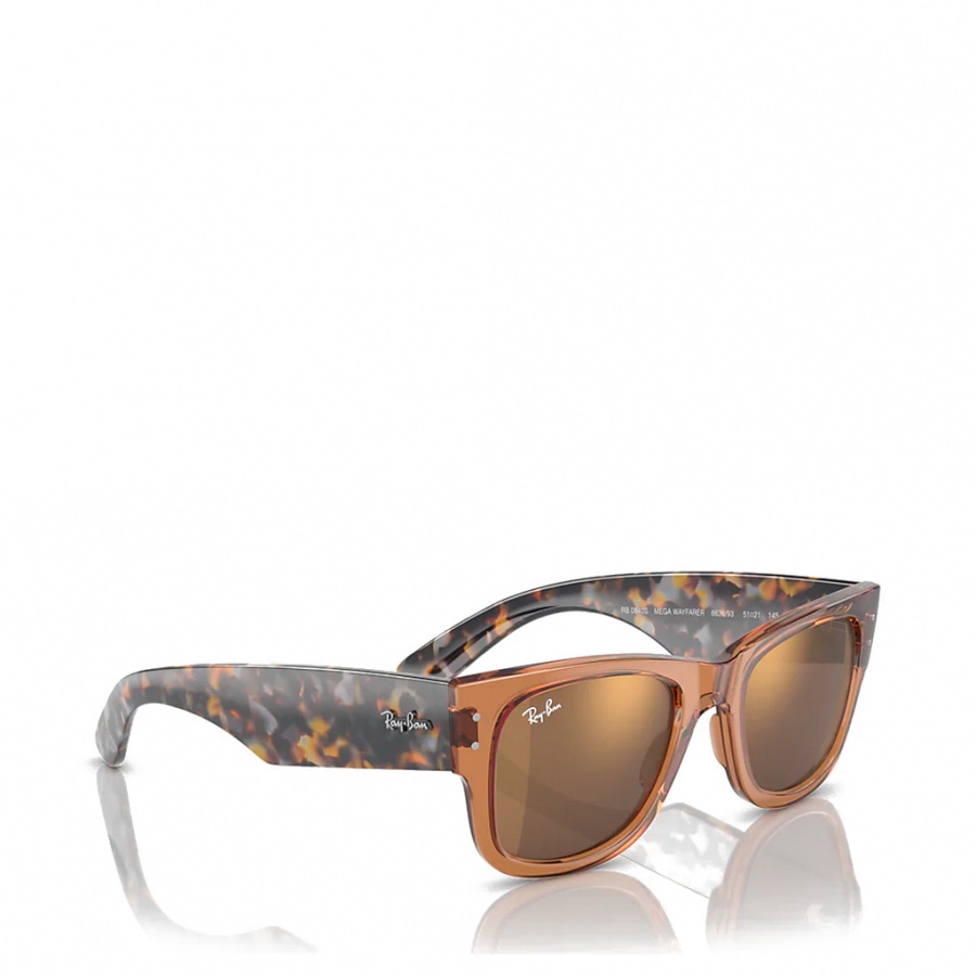 mega-wayfarer-sunglasses-0rb0840s-trans-brown-brown-mirr-gold
