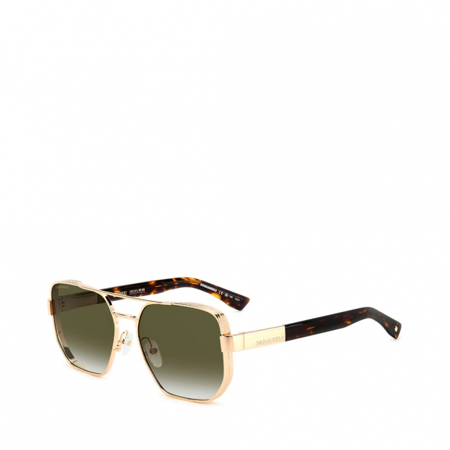 SONNENBRILLE D2 0083/S 06J T58 140 GOLD HAVANNA