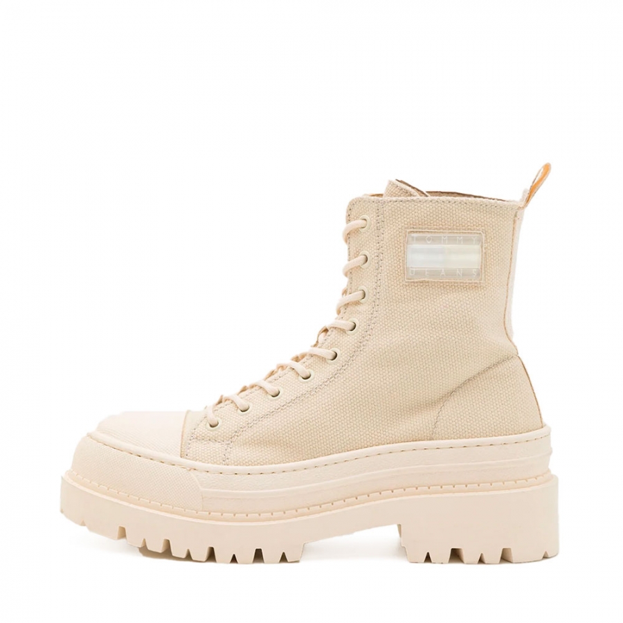 canvas-ankle-boots-with-thick-sole