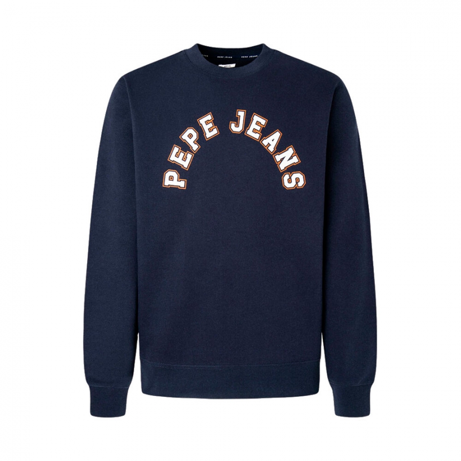 sweat-shirt-logo-imprime-bleu-westend