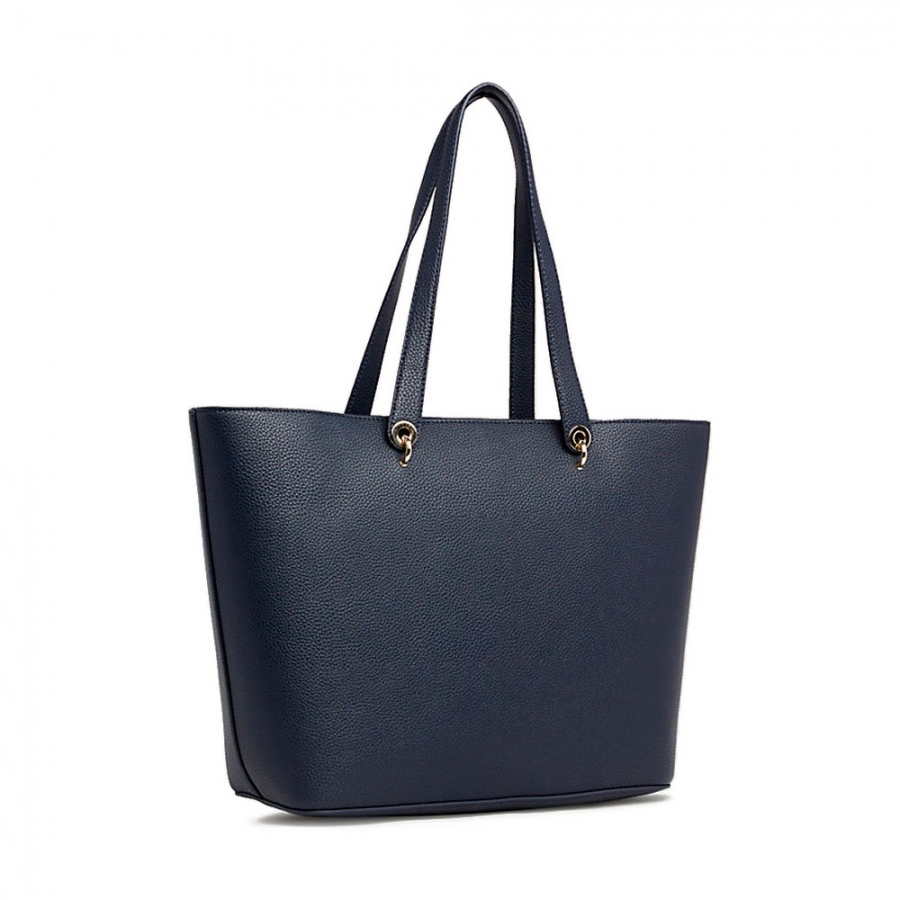 borsa-tote-space-blu-con-emblema