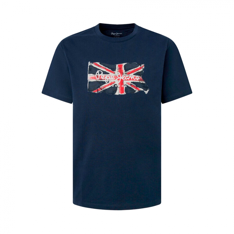 t-shirt-mit-normaler-passform-und-union-jack-logo