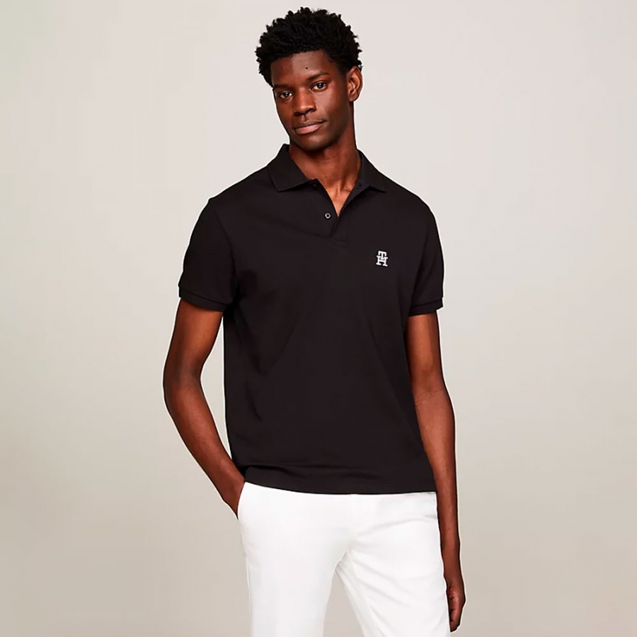 polo-interlock-avec-monogramme-th-brode