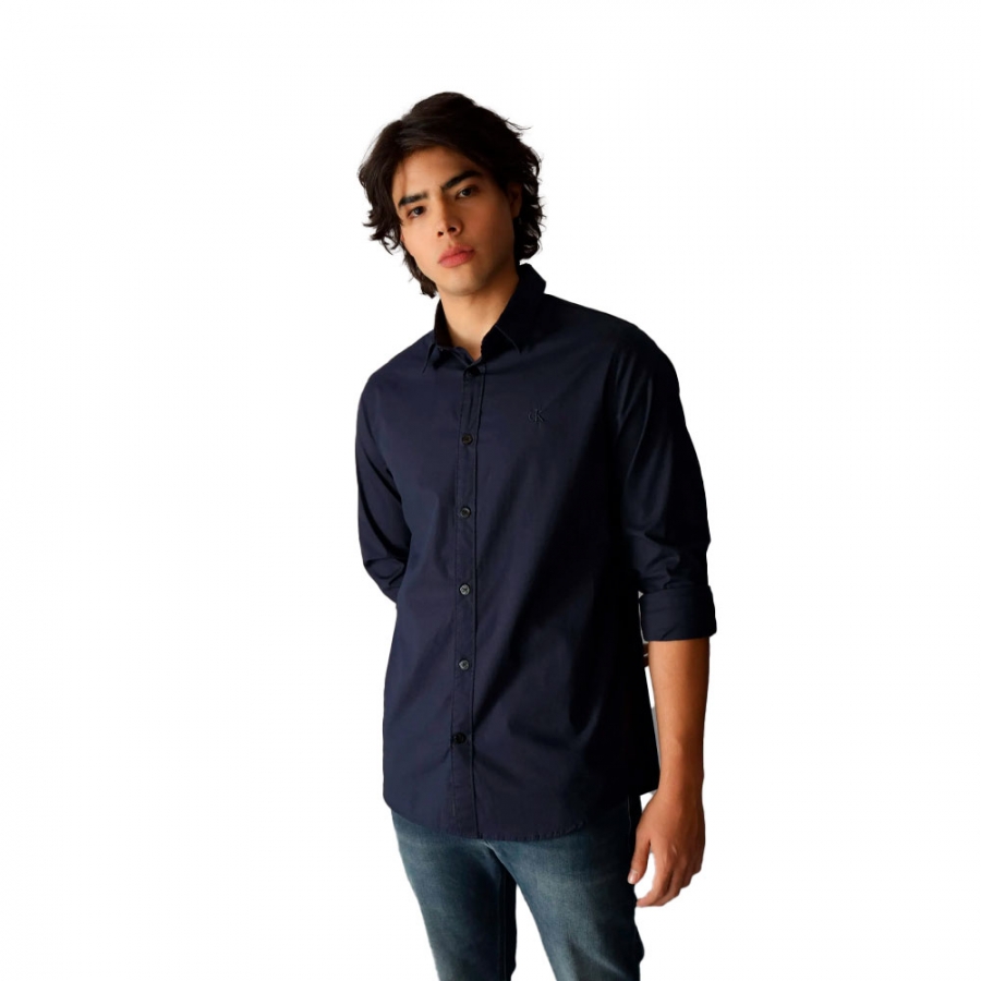 chemise-slim-stretch-ciel-de-nuit