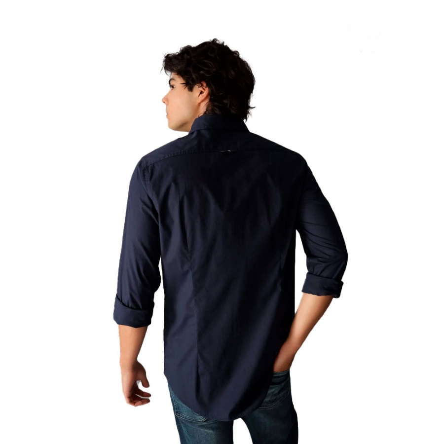 camicia-slim-elasticizzata-cielo-notturno