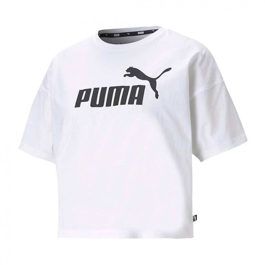 camiseta-corta-para-mujer-essentials-logo