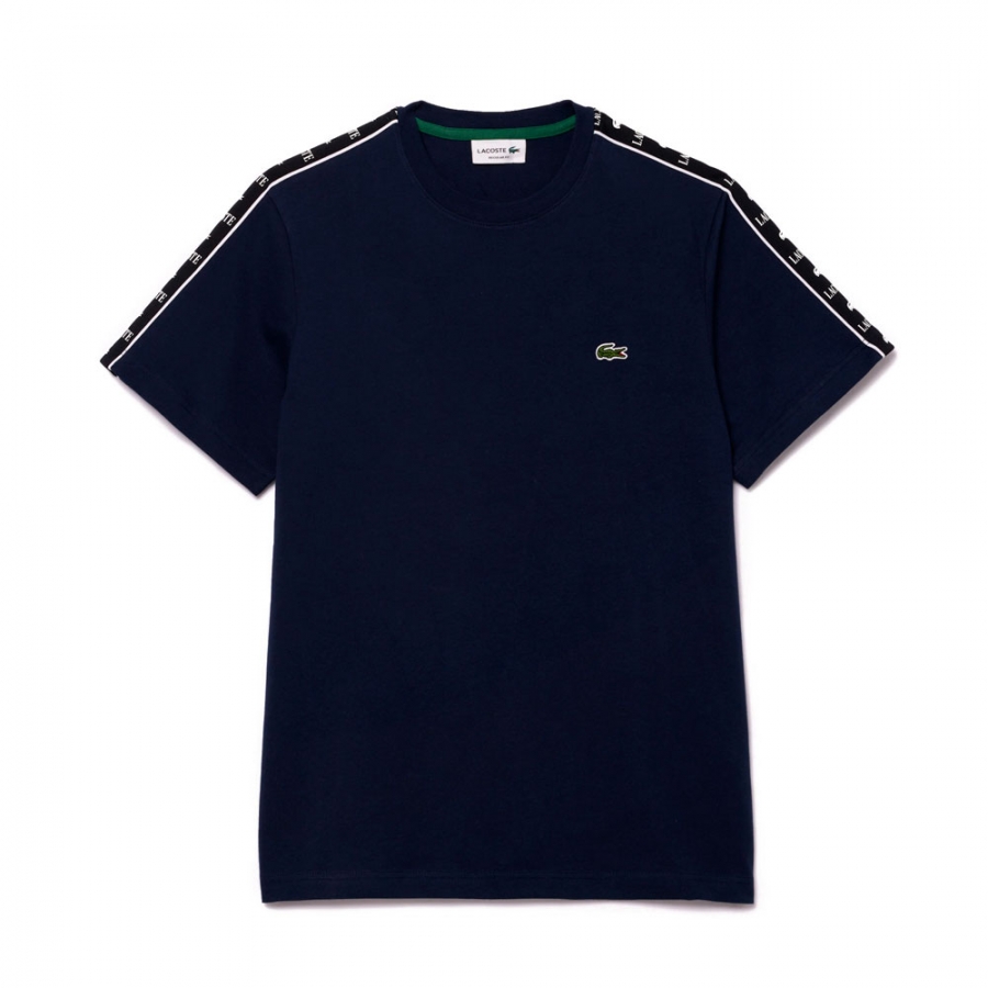 knitted-t-shirt-with-logo-stripes