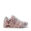 WCRL-WHITE/PINK HEART PRINT