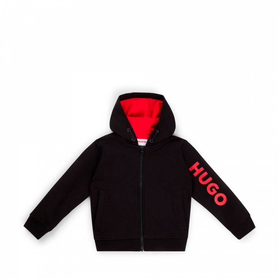 sweatshirt-with-hood-and-zipper-with-logo-on-the-sleeve-kids