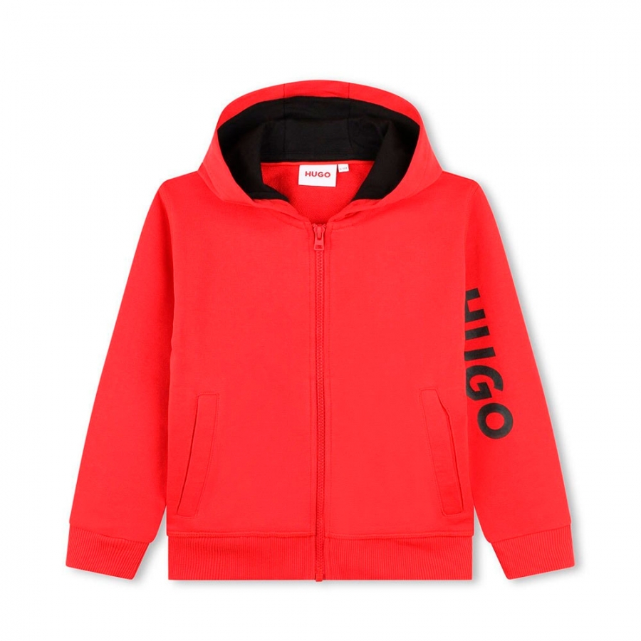 sweatshirt-with-hood-and-zipper-with-logo-on-the-sleeve-kids