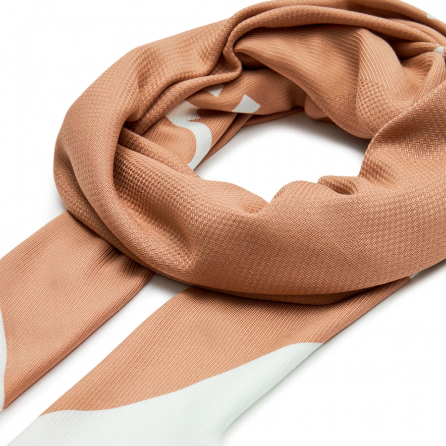 foulard-contraste-logo-jacquard