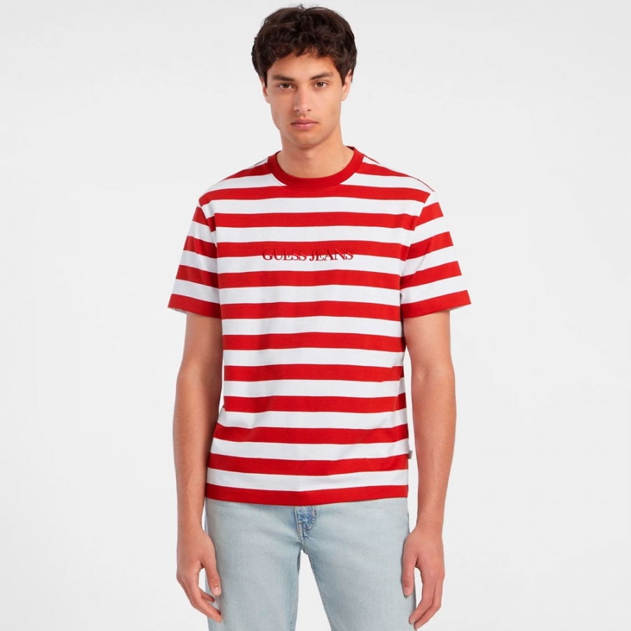 striped-logo-t-shirt