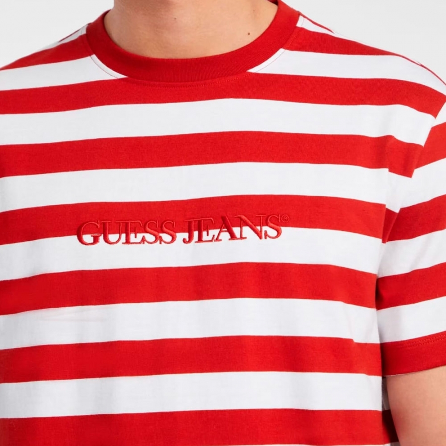 striped-logo-t-shirt