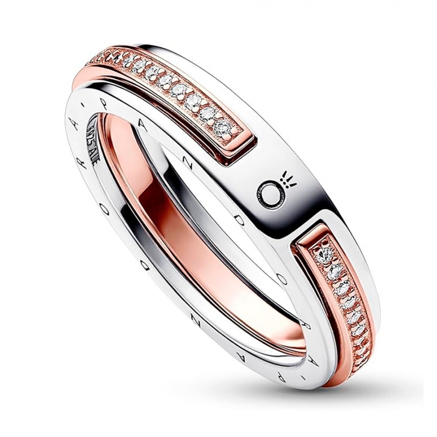 logo-and-pave-ring-in-two-tone-pandora-signature-182773c01