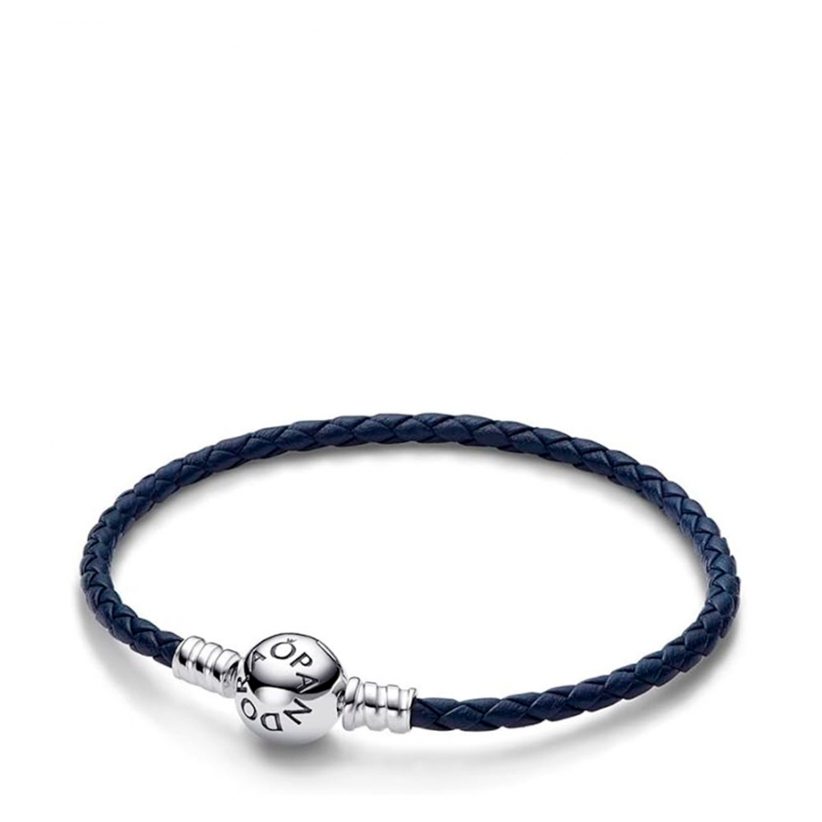 bracciale-pandora-moments-in-pelle-intrecciata-blu-con-chiusura-rotonda-592790c01-s1