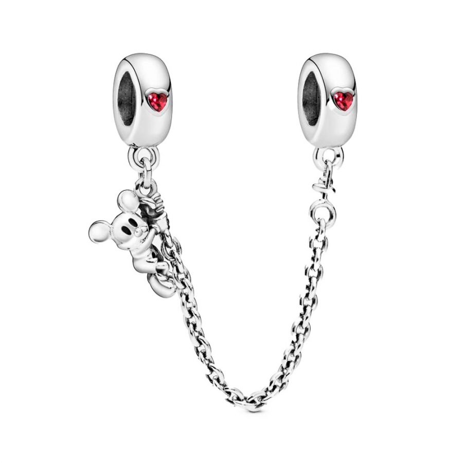 disney-x-colgante-797173czr-05-disney-mickey-safety-chain-with-red-cubic-zirconia