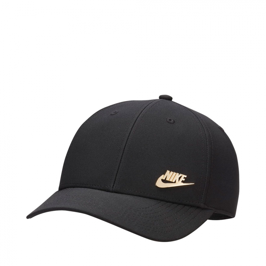 structured-cap-with-metallic-logo