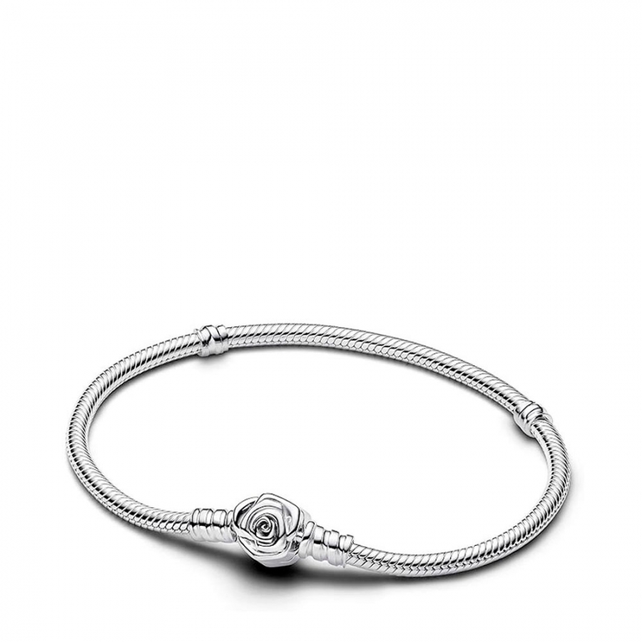 pandora-moments-bracelet-chaine-serpent-avec-fermoir-rose-fleuri-593211c00