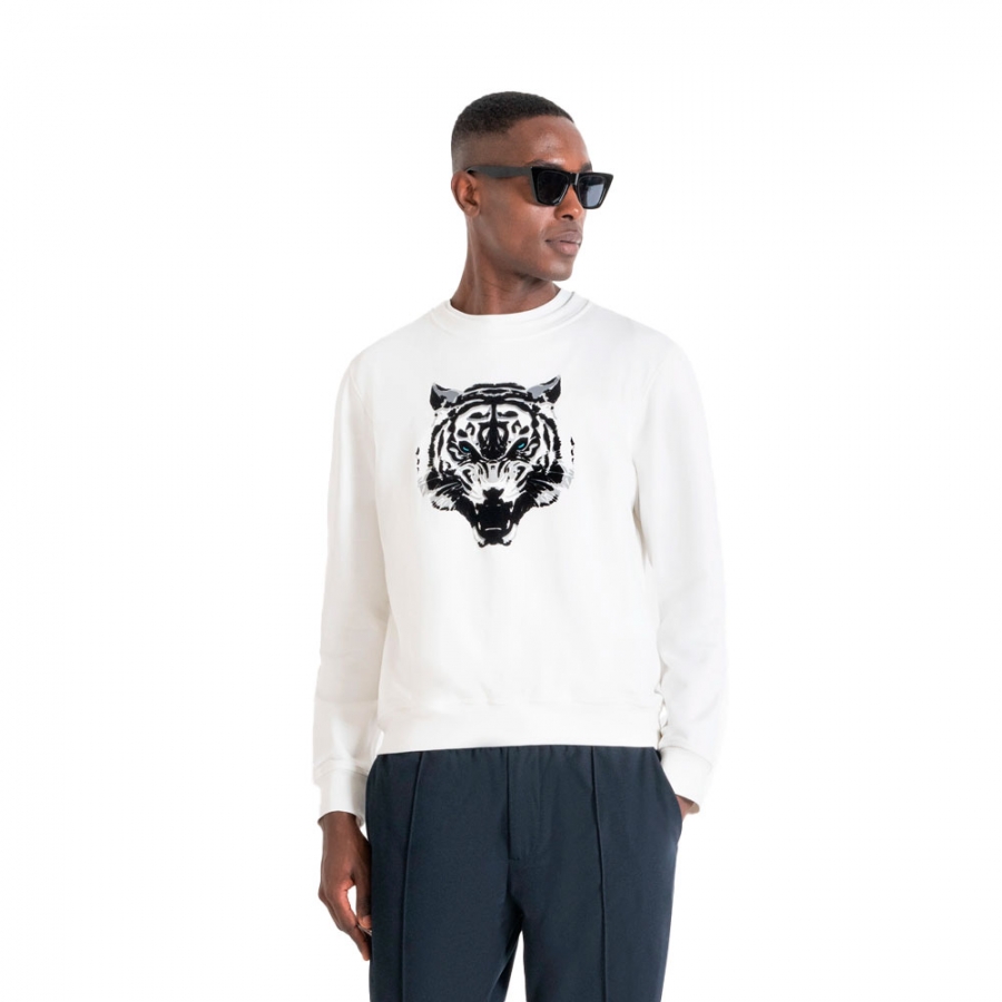 sudadera-regular-fit-con-estampado-de-tigre