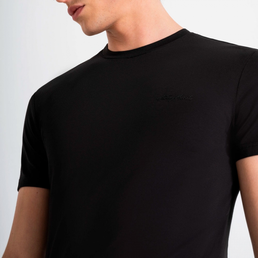 super-slim-fit-t-shirt-mit-aufgedrucktem-logo