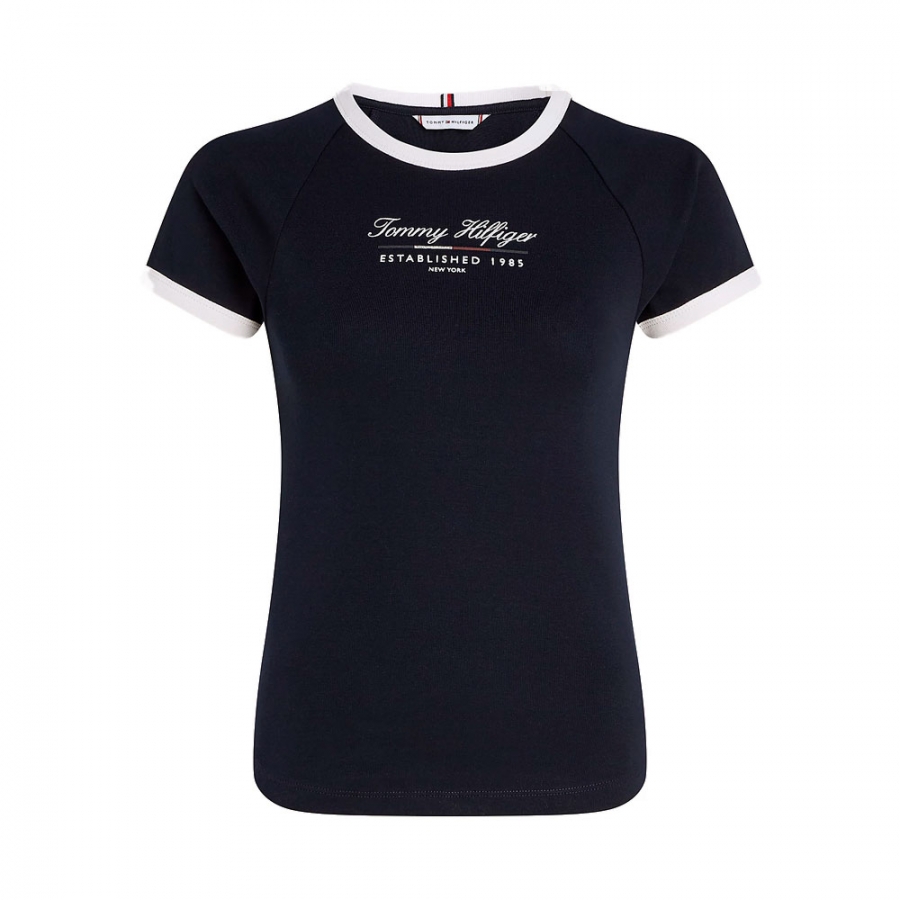 slim-t-shirt-with-logo-and-contrasting-finishes