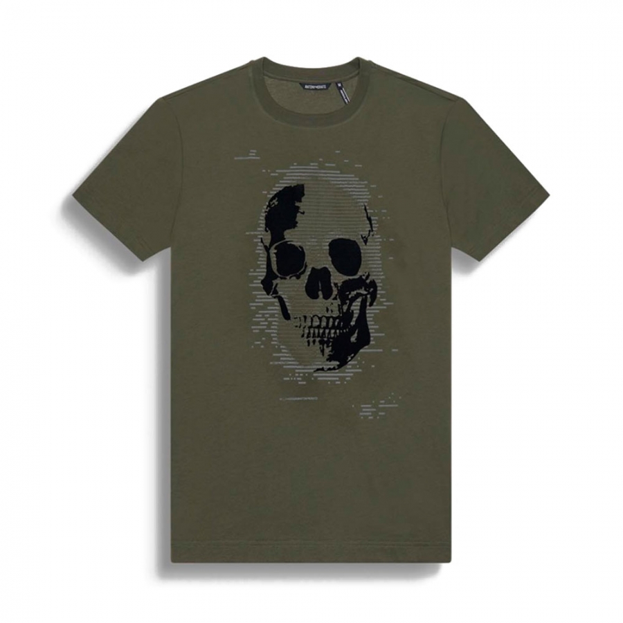 t-shirt-in-normaler-passform-mit-totenkopf-print