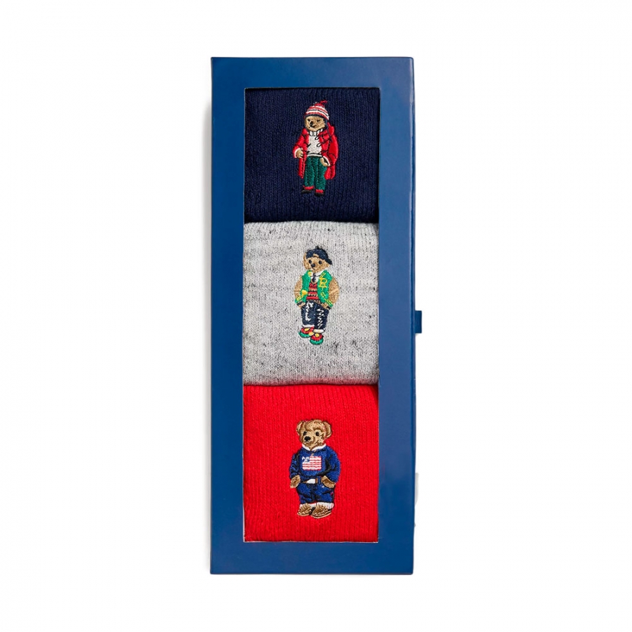 pack-de-3-calcetines-con-parte-superior-enrollable-de-polo-bear