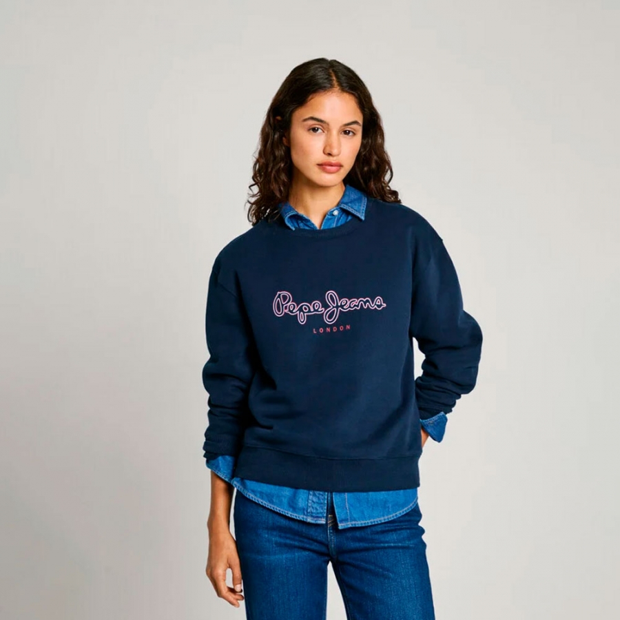 rundhals-sweatshirt-mit-logo