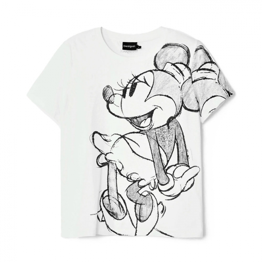 t-shirt-con-disegno-di-minnie