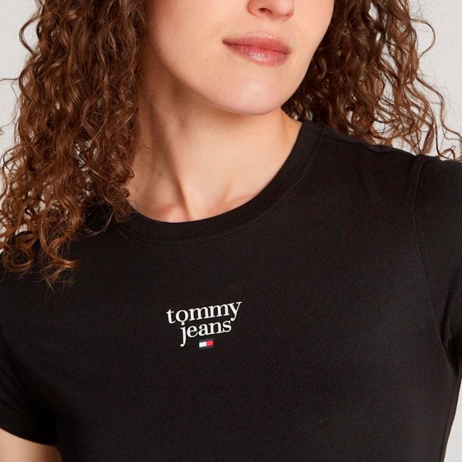 t-shirt-slim-essentiel-avec-logo