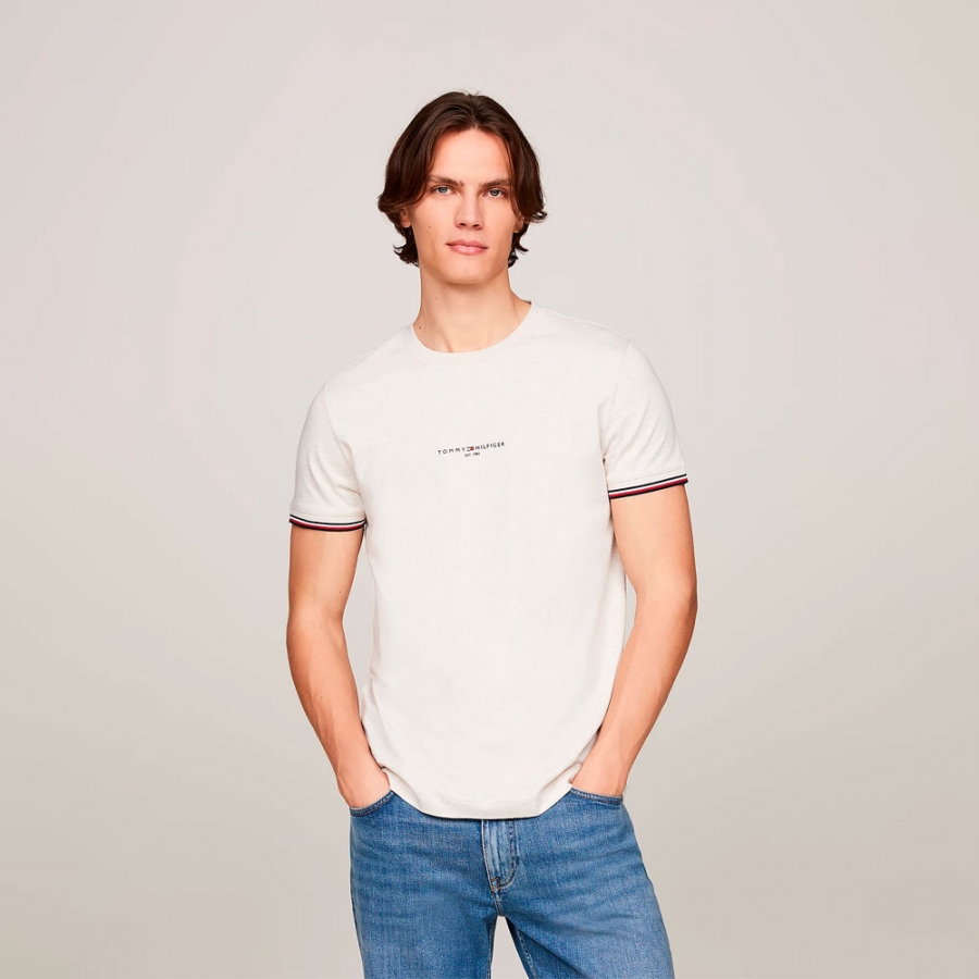 t-shirt-slim-a-manches-cotees