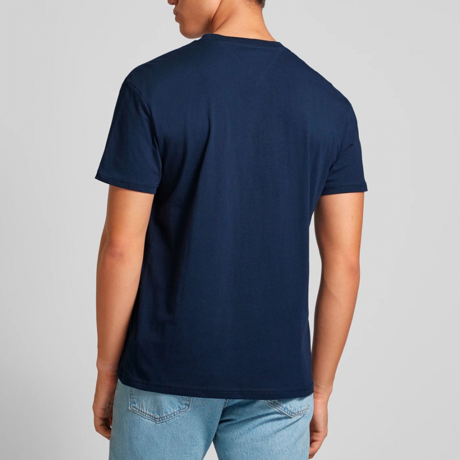 t-shirt-regulier-a-logo-lineaire