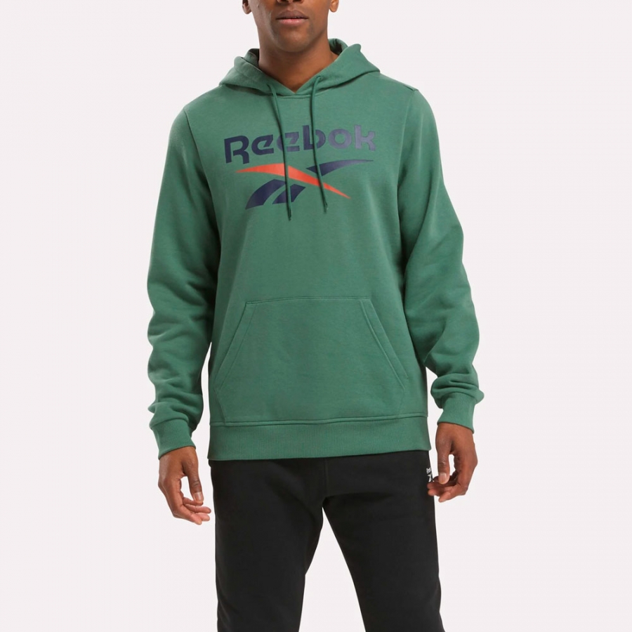 Felpa reebok verde con cappuccio online