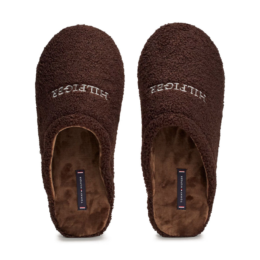 fleece-slippers-with-embroidered-logo