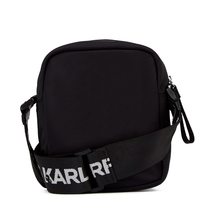 nylon-shoulder-bag-with-klj-logo