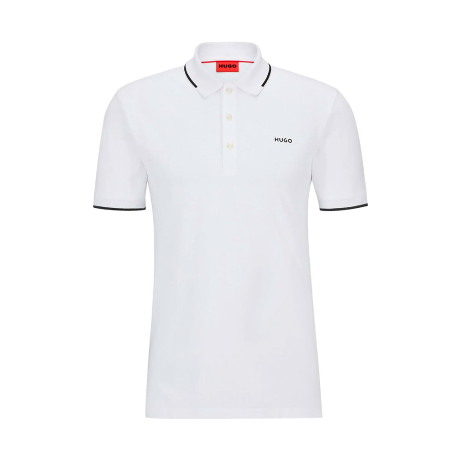 polo-slim-fit-de-algodon-elastico-con-logo-estampado