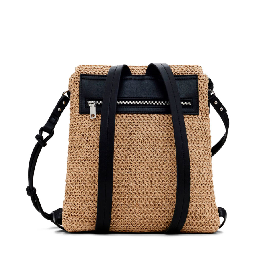 half-logo-raffia-hampton-backpack