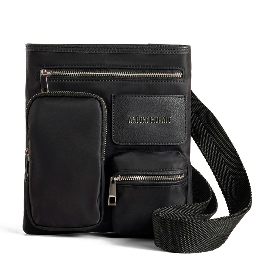 nylon-faux-leather-crossbody-bag