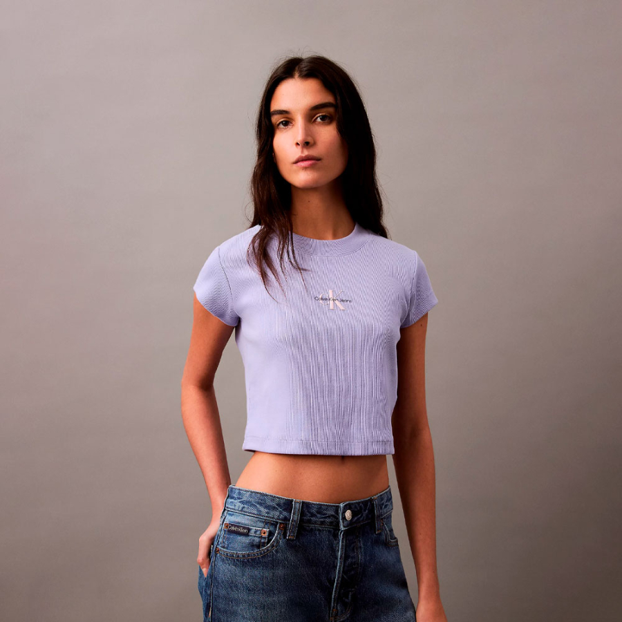 t-shirt-slim-cropped-con-monogramma