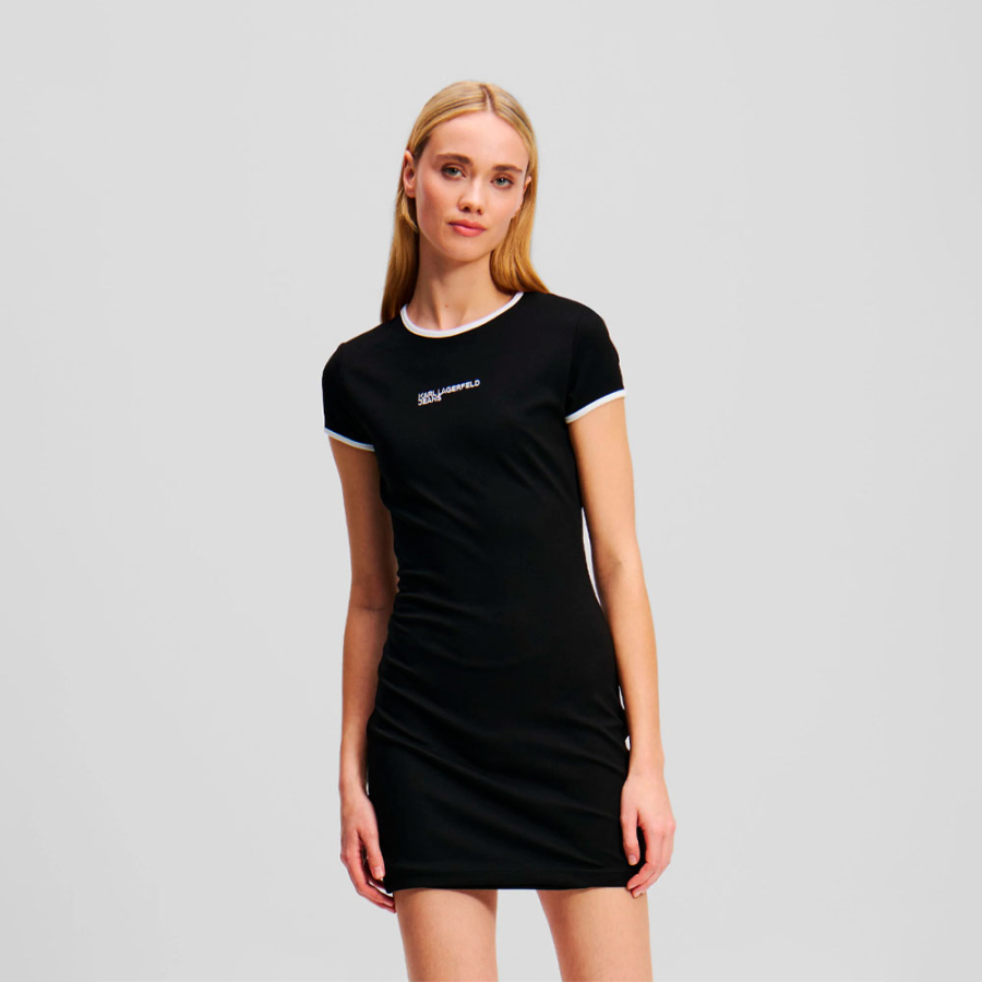 fitted-t-shirt-dress-with-logo