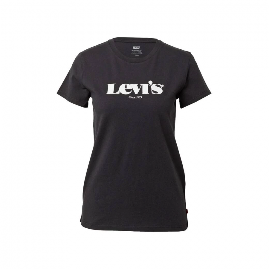 Levis The Perfect Tee New Logo Ii Caviar T-Shirt