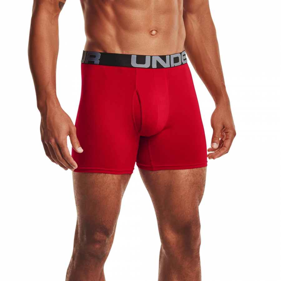 Under Armour Charged Cotton 6In confezione da 3 boxer