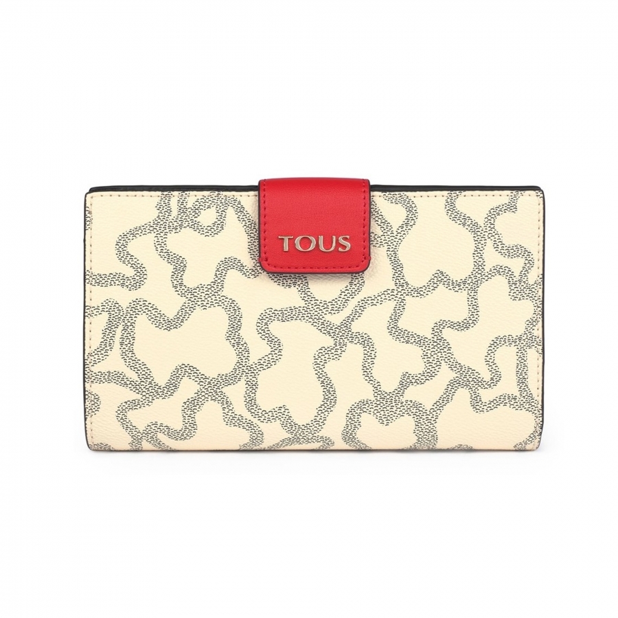 Portefeuille Tous M. Flat K Icon Multi-Beige