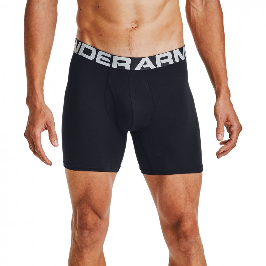 Pack 3 Boxershorts Under Armour Charged Cotton 6In