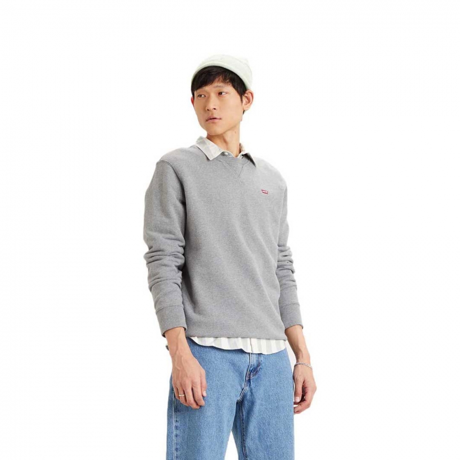 Sweat Levis New Original Crew Chisel Gris