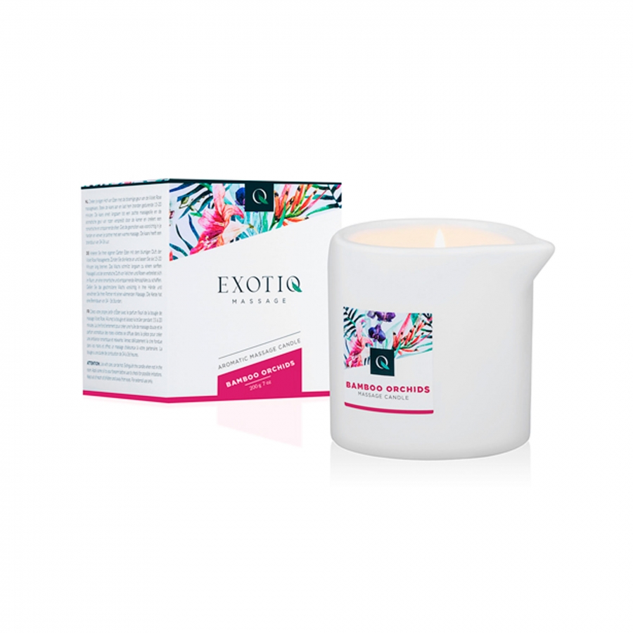 Exotiq Massage Candle Bamboo Orchids 200g