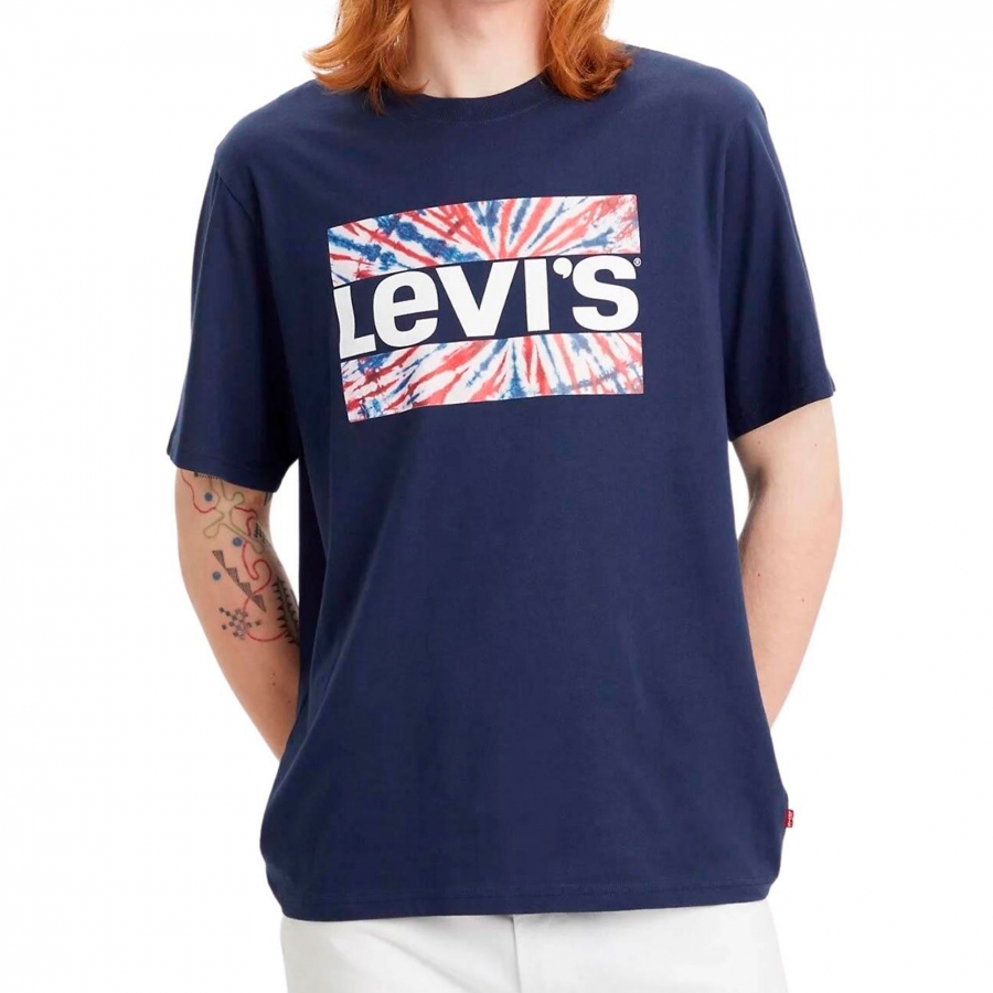 levis-t-shirt-ss-rf-blue