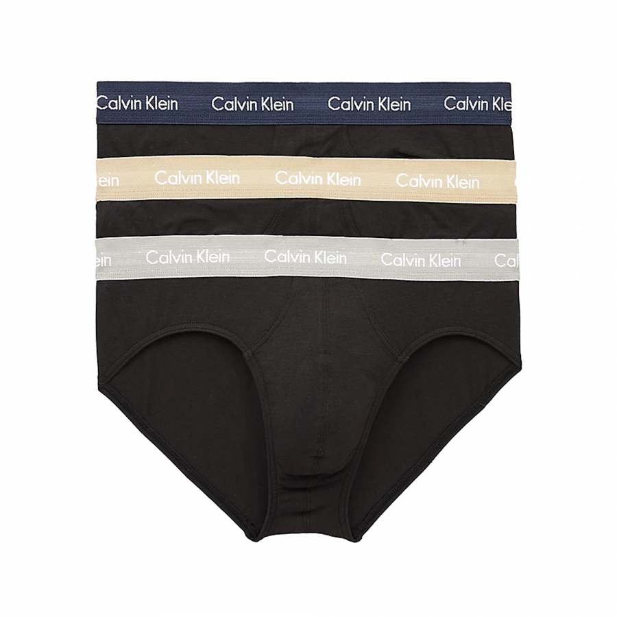 Confezione da 3 slip in cotone elasticizzato Calvin Klein