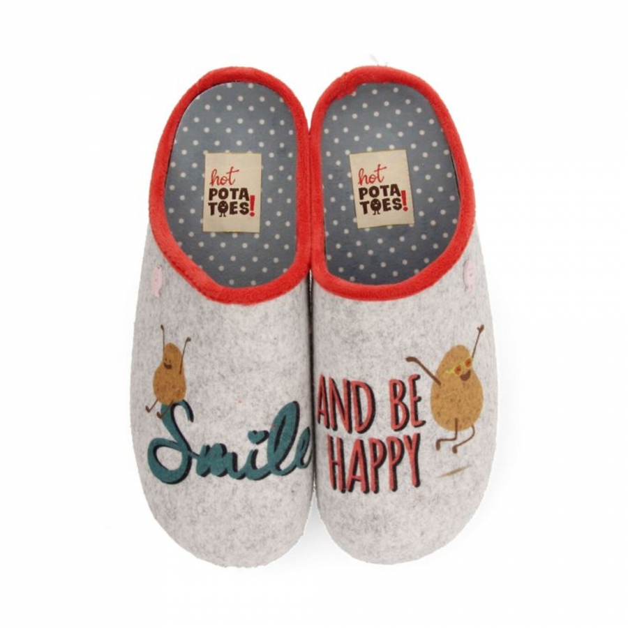 Hot Pota Pantuflas 67053 T36 Laragh Gris